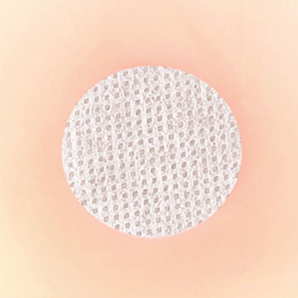 Brystdeksel Silikon Selvklebende usynlig løftende brystpasta for stroppeløse antrekk Topper Blomsterform 6,5 cm for A B-kopp Fri størrelse