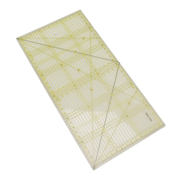 Akryl quilt linjal DIY presis skala Transparent quilt linjal for sying Måle patchwork