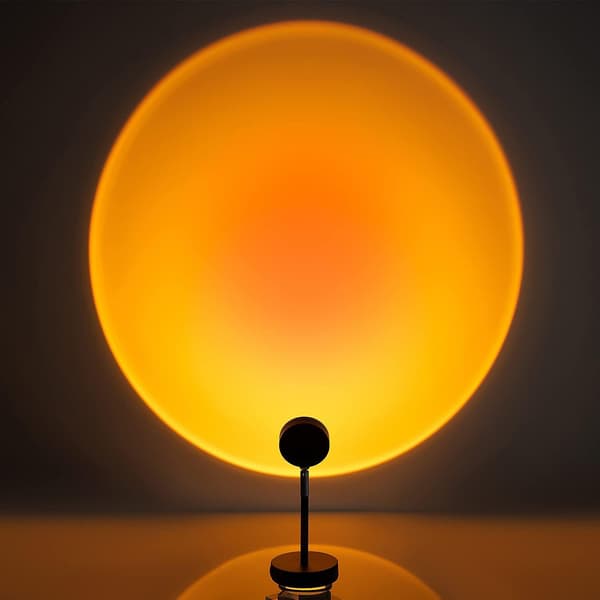 LED Solnedgangslampe - Orange
