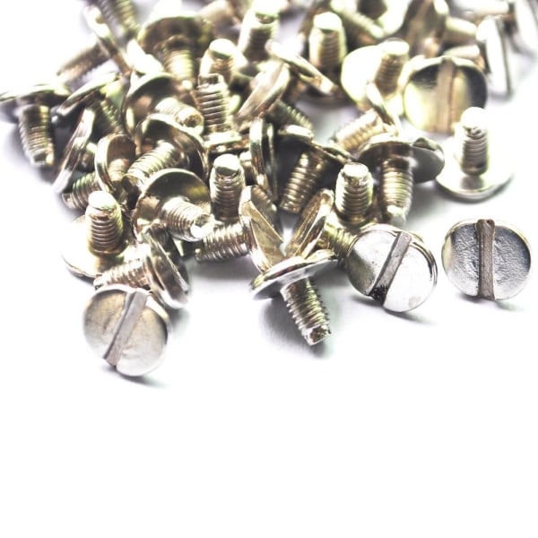 100 stk/sett 9,5 mm nagler Spikes Screwback Cone Studs Punk Style