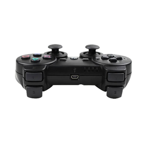 ps3 controller dual vibration PC computer controller USB trådløs bluetooth controller 360 controller dual vibration snefnug knap Blue-Snowflake Button