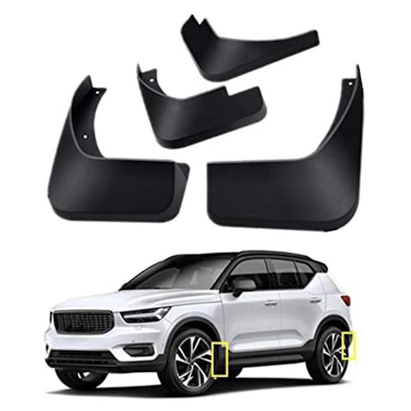 Paris Stänkskydd, för Volvo Xc40 2018 2019 2020 2021 (set om fyra)