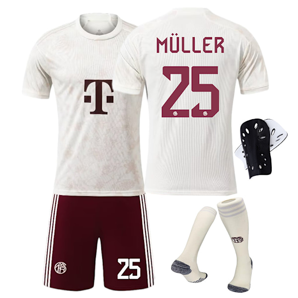 2324 Bayern Hemma Matchtröja 25 T. Müller Jersey 16 25 Müller