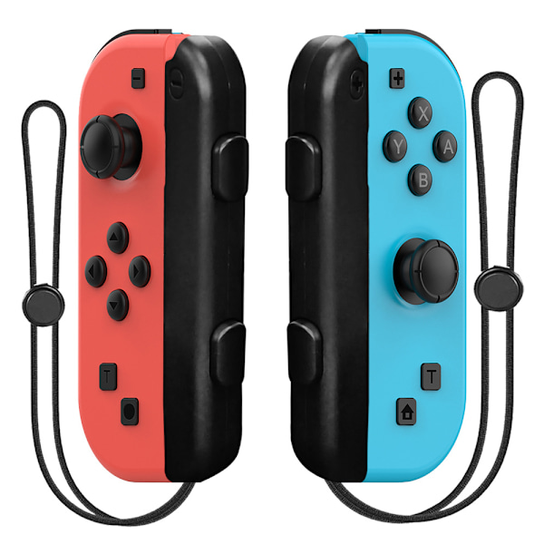 NS med fjernvekkingsfunksjon venstre og høyre håndtak joycon lite håndtak NS vert håndtak SWITCH Bluetooth håndtak Red + Blue + Bracelet