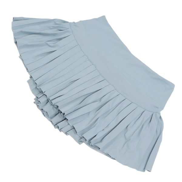 Plisseret nederdel Åndbar Stretchy Moderigtigt sportsshorts Nederdel med lommer til piger Kvinder M