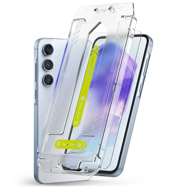 Ringke Galaxy A55 5G 2-PACK Easy Slide Härdat Glasskärmsskydd