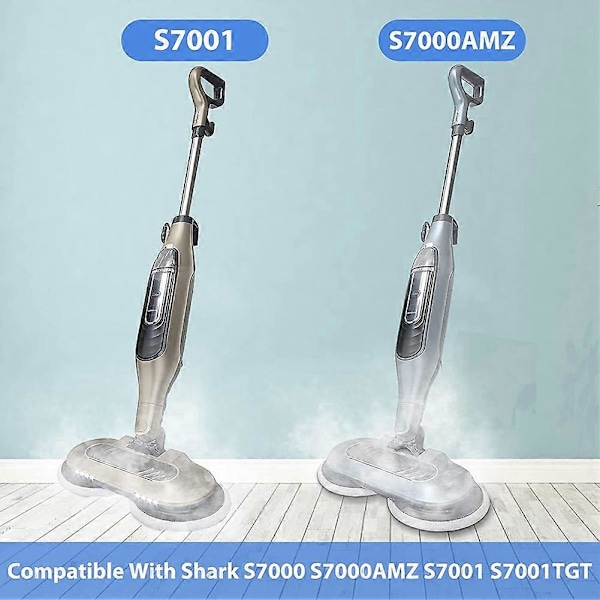 12-pack S7000 Ångmoppdynor för Shark S7000AMZ S7001 S7001TGT S7000-serien Steam & Scrub All-In-On.pa