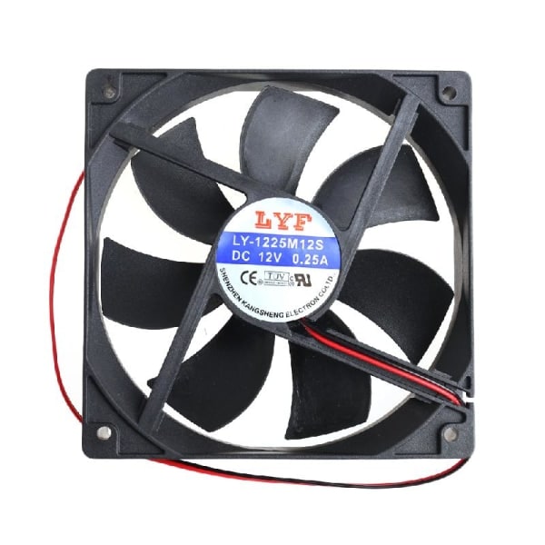 120x120x25mm CPU-jäähdytin 12V 2-pin Hiljainen PWM-tuuletin CPU-jäähdytin Kotelon jäähdytin