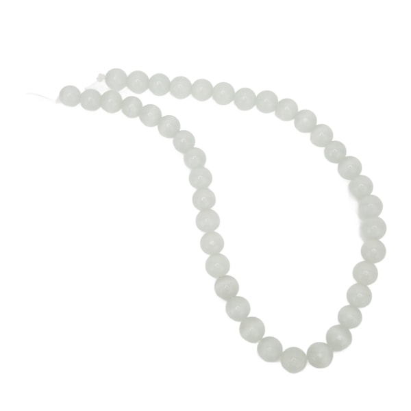 10 mm multifunktionel natursten runde perler Armbånd perler DIY smykker dekoration tilbehør Hvid
