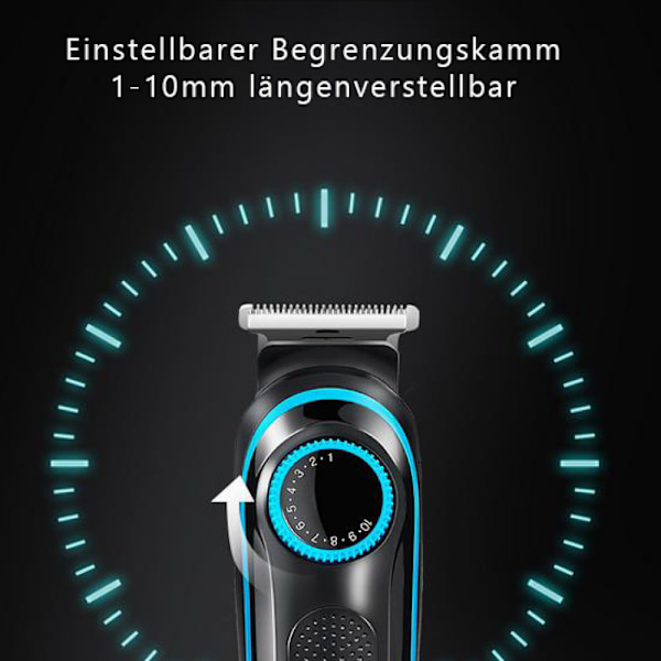 Braun skjeggtrimmer/hårtrimmer for menn, trimmer/hårklipper og barberhøvel, 9-i-1 sett for skjegg, ansikt, hode, kropp, ører og nese, farsdagsgave