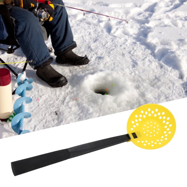 2 stk Ice Fishing Scoop Fiskeværktøj Tilbehør Plastic Ice Fishing Skimmer til at øse is ud