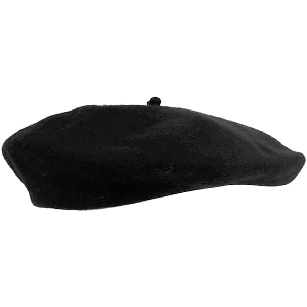 Uld Basker Hat - Fransk Hat - Størrelse One Size