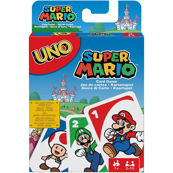 Super Mario Solitaire Game, lämplig för 2-10 spelare blue