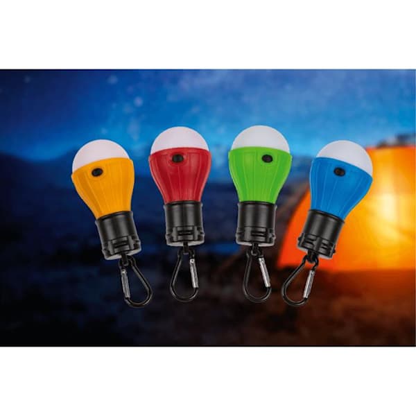 2-pak - Campinglampe Lanterne / Teltlampe - Lampe til camping multifarve