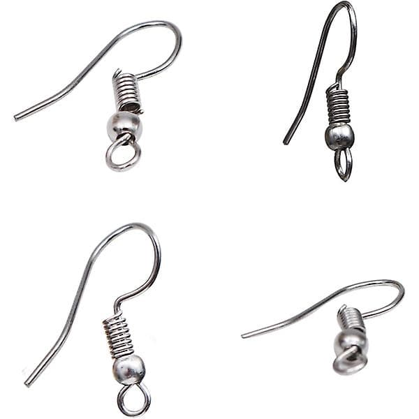 Örhänge-krokar 100 st silver