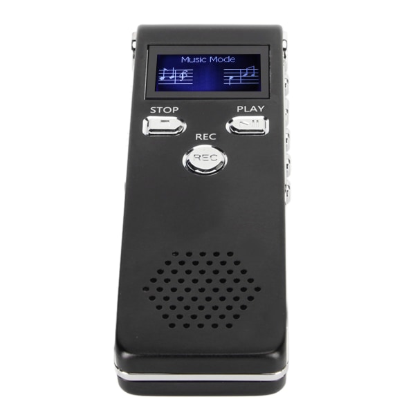 Digital stemmeoptager HD-støjreduktion Indbygget dobbeltmikrofon Bærbar optageenhed MP3-afspiller til Lecture 8G
