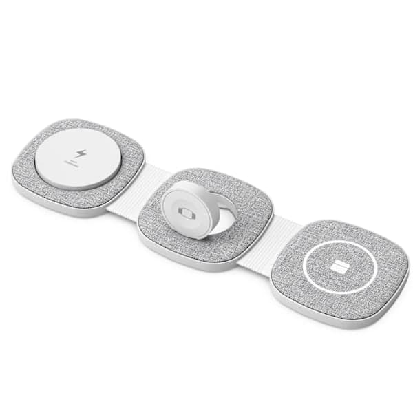 Foldbar Trådløs Oplader – Opladestation til flere enheder