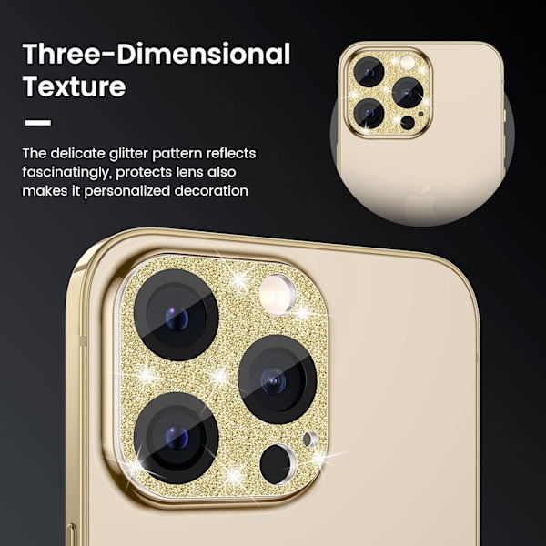 iPhone 13 Pro - iPhone 13 Pro Max -kameran linssinsuoja,
