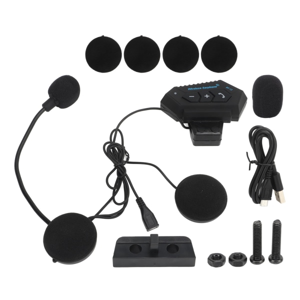 BT 12 Kypäräkuulokkeet Stereomoottoripyörän kuulokejärjestelmät Monitoimiset handsfree-puhelut Moottoripyöräkuulokkeet pyöräilyyn ajamiseen