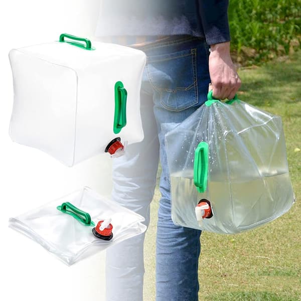 Vanddunk Plastdunk Vandtank Beholder Sammenklappelig