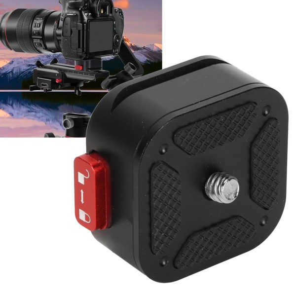 Mini pikakiinnityslevy 1/4 ruuvinreikäpidike kameran pikairrotuslevy kameran näytöille telineet mikrofonit