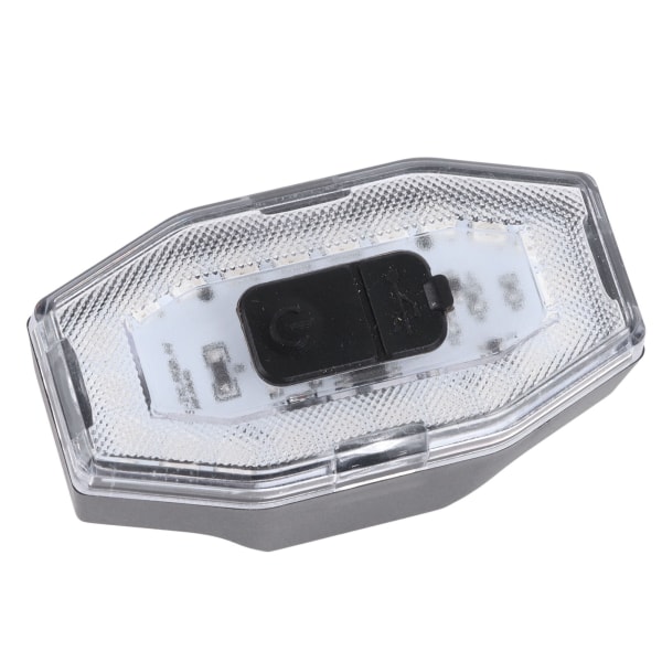 LED-cykellygter USB-genopladelig ultralys advarselsbaglygte Forsigtig Cykellygte til natkørsel