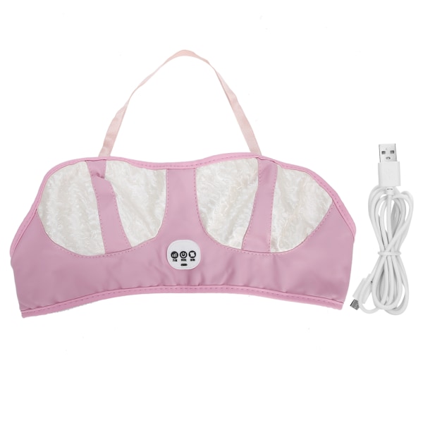 Elektrisk bröstmassagemaskin Bröstförstoring Vibrationsbh-massageapparat RosaVit (Plug in Type)