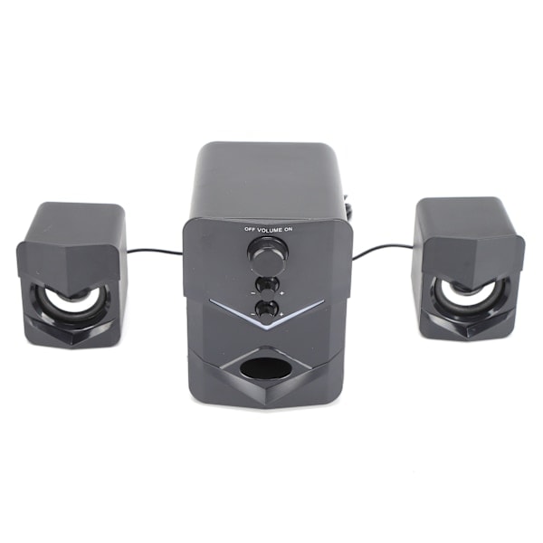 Sounder Høyttaler Kablet Multimedia Stereo Skrivebordshøyttaler med Subwoofer for Hjemmedatamaskin Laptop