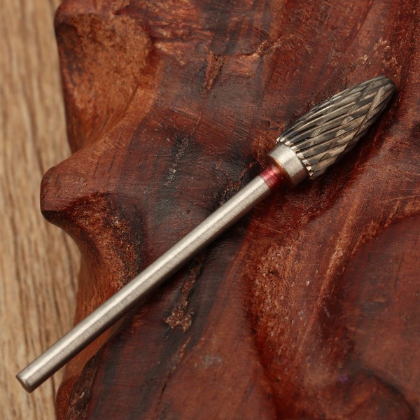 Wolframstål 2,35 mm skaft trægratbit DIY træbearbejdning udskæringsbit graveringsværktøj(E)