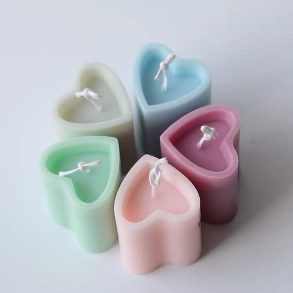 Lysforme lys stearinlys DIY støbeforme i silikoneform YT-001