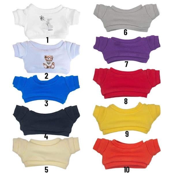 20 cm T-shirt för dockkläder Tecknad docka 2 2 2