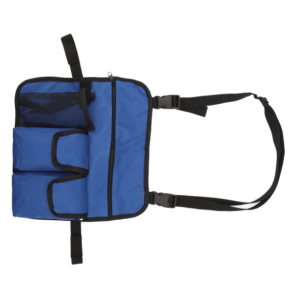 Beach Chair Armlen Bag 600D Oxford Cloth Multifunksjonell Outdoor Stol Organizer for Camping Blue