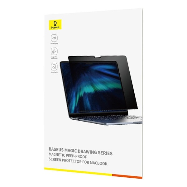 Skjermbeskytter Baseus Magic Drawing for MacBook Air 15,3\" (2023/2024) + rengjøringssett (klar)