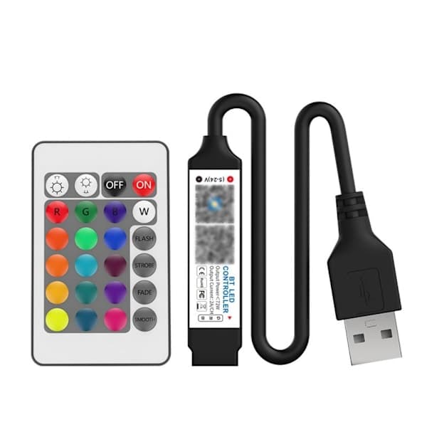RGB Bluetooth Controller Musik LED Lysbånd Controller Lys