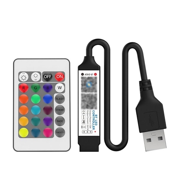 RGB Bluetooth-kontroller Musikk LED Lysstripe Kontroller Lys