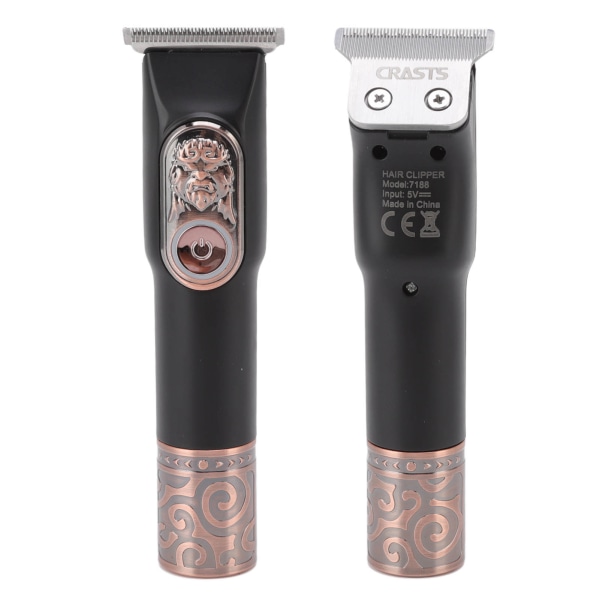 Elektrisk hårtrimmersats Lågbrus USB laddning Multifunktionell skäggtrimmer Hårklippare Set för hemmet