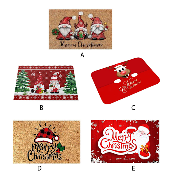 1/2 Pehmeä ja Mukava Merry Christmas Gnome Ovimatto Jouluhatulle Christmas hat 1Set