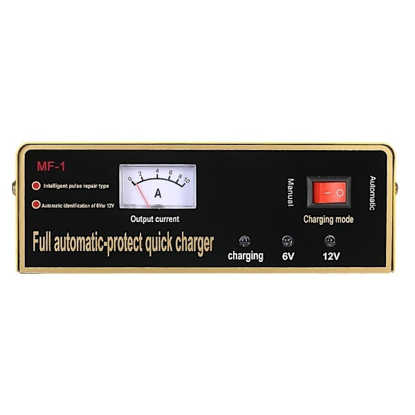 Paris_6V/12V 80AH Intelligent Automatisk LED-oplader Pulsreparation Vedligeholdelsesoplader til Blybatteri og [DM]