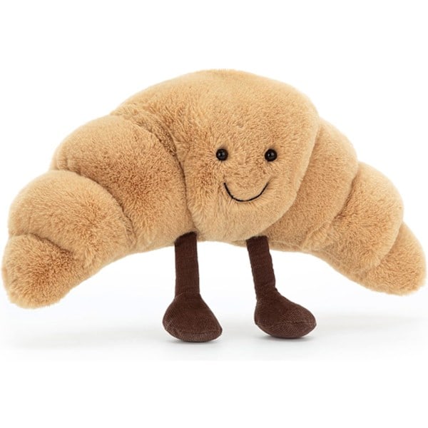 Jellycat Amuseables Croissant Pehmolelu, Pieni 8,5 tuumaa | Leivonnainen-Plush | Hauska Lahjaidea