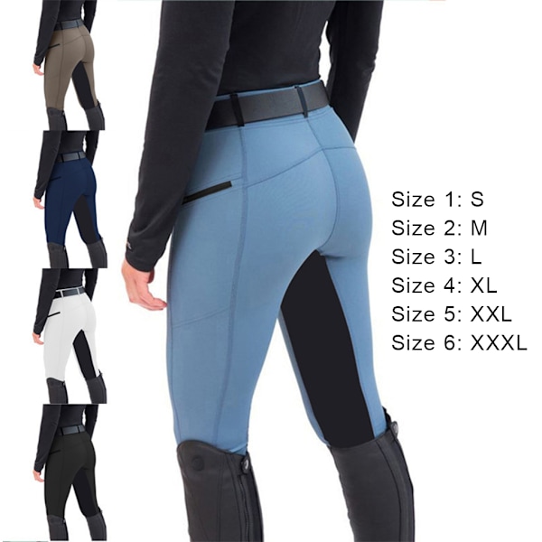 Ratsastushousut istuvuutta ja vertaansa vailla olevaa kestävyyttä varten light blue XXL