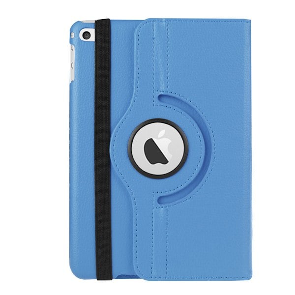 Skydd 360° rotation iPad mini 4/5 etui stativ skærmbeskytter skal - Lyseblå