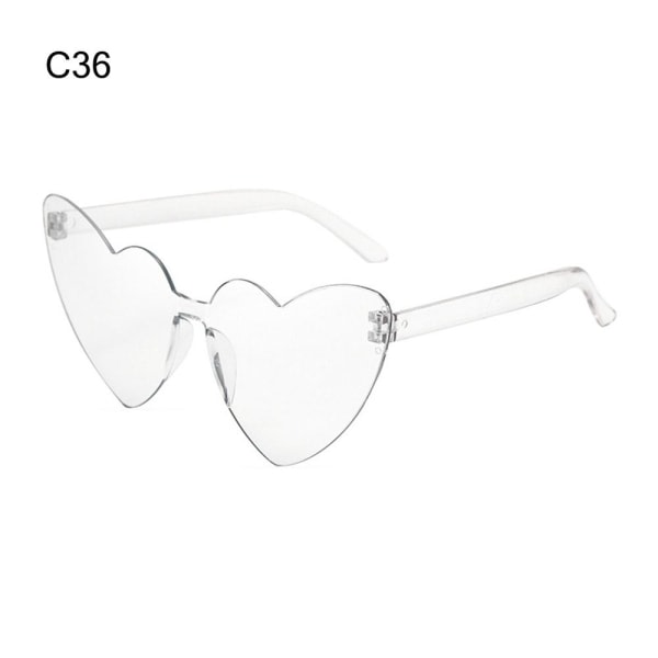 Hjerteformede solbriller Hjertesolbriller C36 C36 C36 C36