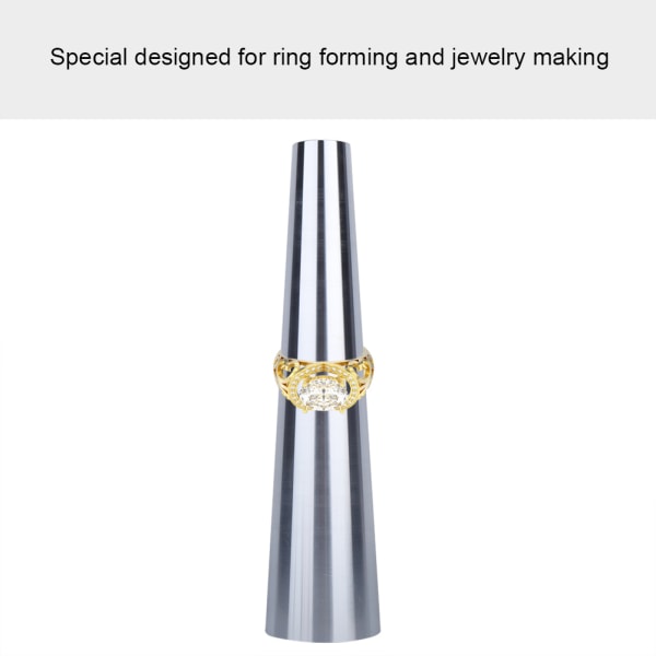 Ringförstorare Stick Armband Mätning Gör-det-själv smycken Ringformningsverktyg (rostfritt stål)
