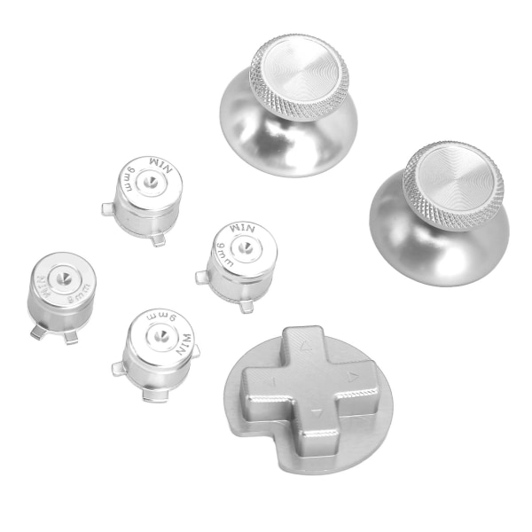 för Switch Pro Metal Button DIY Ersättnings Spelkontroller Metallknapp för Switch Pro Gamepad Silver