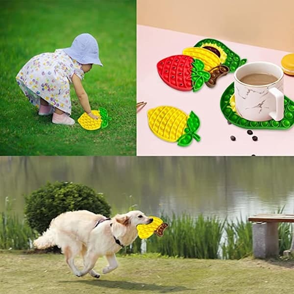 4-pakning Bubbla Sensorisk Pop it Fidget Leke