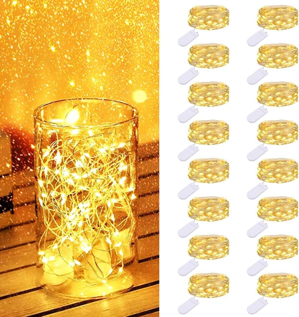 Batteridrivna ljusslingor 【16-pack】, 2 m 20 LED