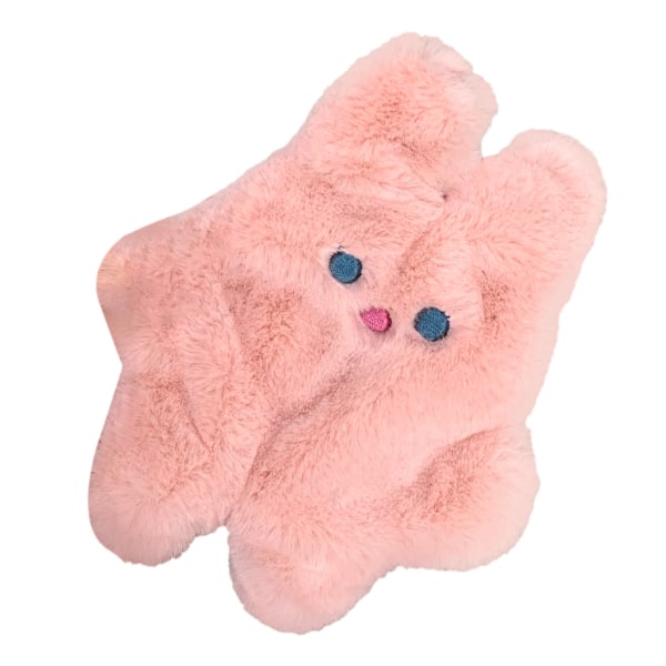 Møntpung Kanin Design Plys bærbar Cash Pouch Opbevaringspose til børn Voksne Pink