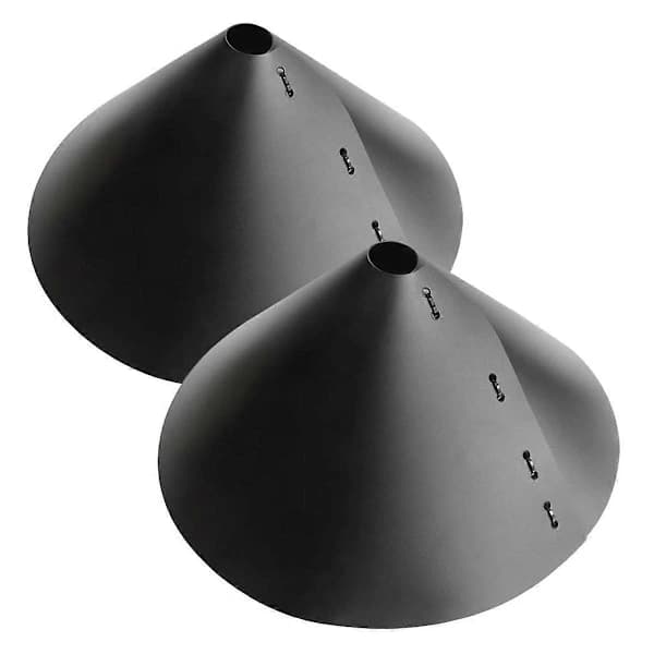 2-pack 46 cm Stort Omslutande Ekorrskydd för Utomhusbruk