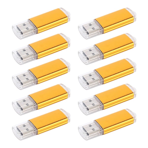 10 x 512MB Muistitikku USB-muistitikku USB 2.0 Kulta.pa