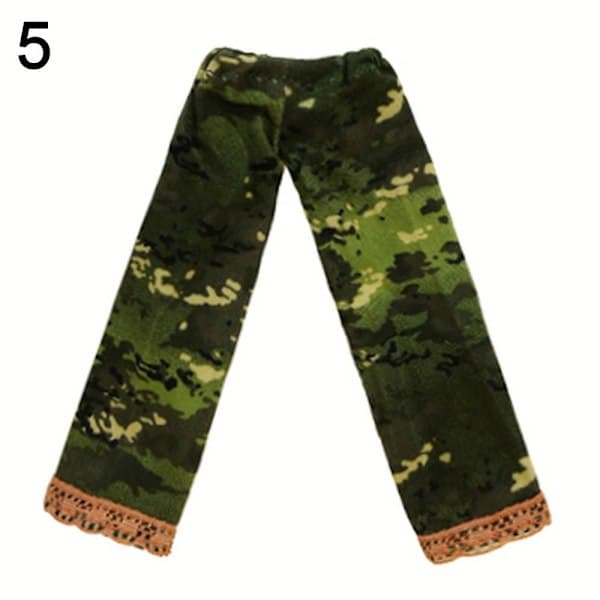 Blommiga jeans läderbyxor 5 5 5